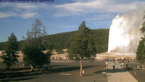 old faithful webcam|Yellowstone National Park